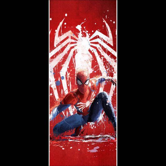 Spider Man Illustration - Long Poster