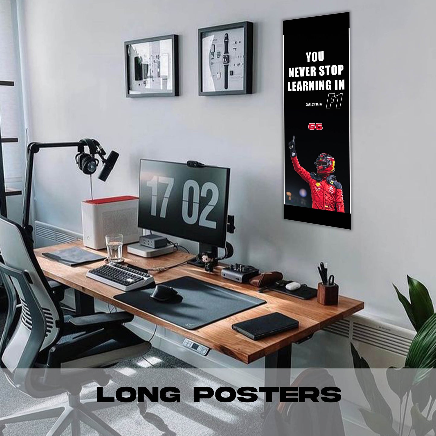 Carlos sainz - Long Poster