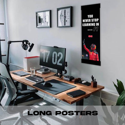 Carlos sainz - Long Poster