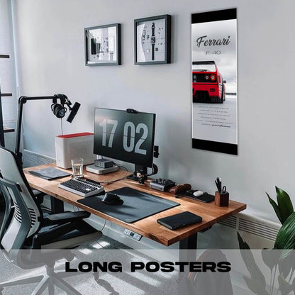 Ferrari F40 - Long Poster