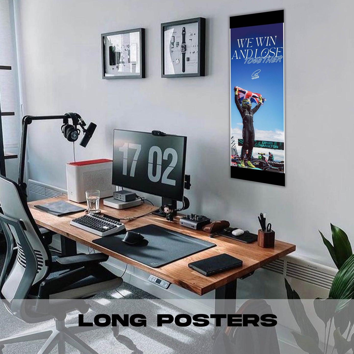 lewis Hamilton - Long Poster