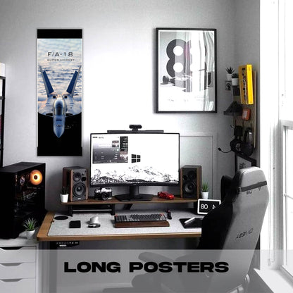 Fighter Jet - F18A - Long Poster