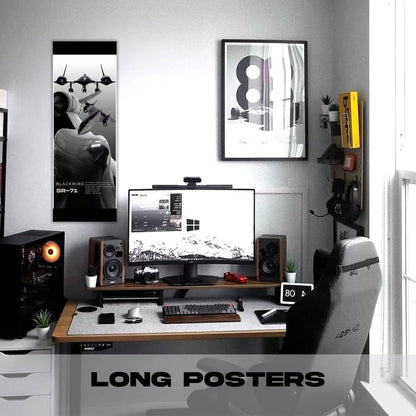 Fighter Jet SR71 - Long Poster