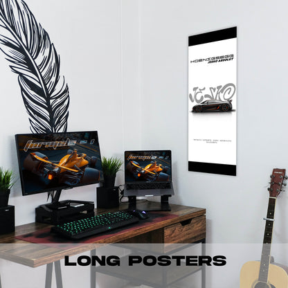 Koenigsegg Jesko - Long Poster