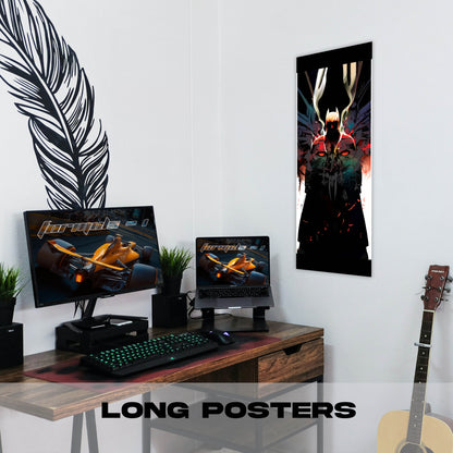 Batman DC Illustration - Long Poster