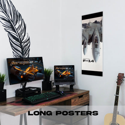 Fighter Jet F14 - Long Poster
