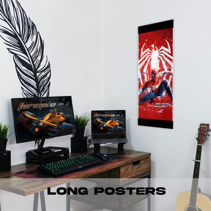 Spider Man Illustration - Long Poster