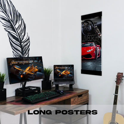 Lamborghini red - Long Poster
