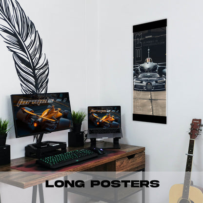 Rafalle Jet Bugatti - Long Poster