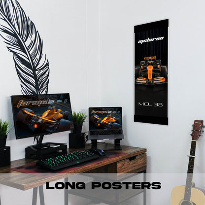 McLaren MCL38 - Long Poster