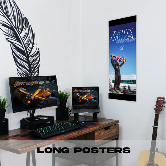 lewis Hamilton - Long Poster