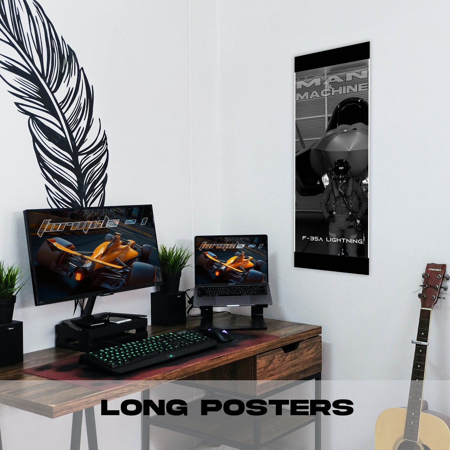 F35A Lightning - Long Poster