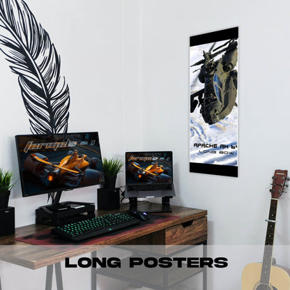 Apache AH64 - Long Poster