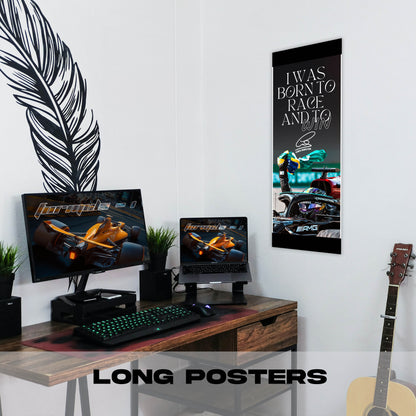 Lewis Hamilton Win - Long Poster