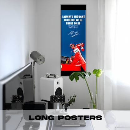 michael shumacher - Long Poster