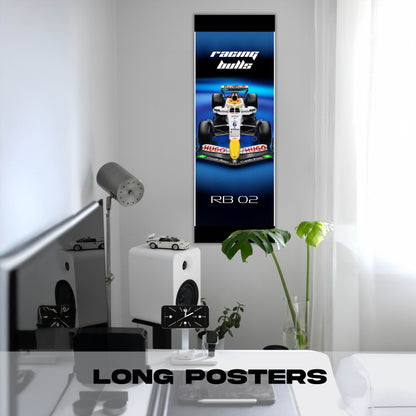 F1 Racing Bulls RB02 - Long Poster