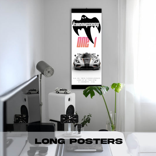 koenigsegg one - Long Poster