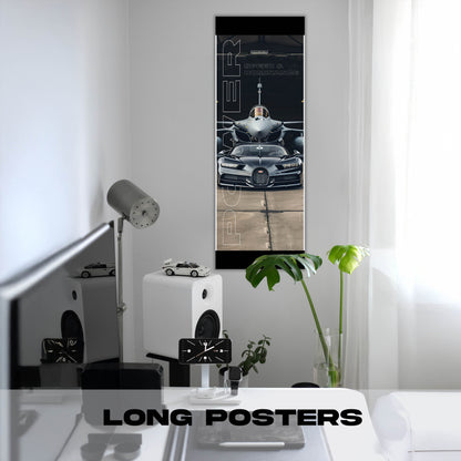 Rafalle Jet Bugatti - Long Poster