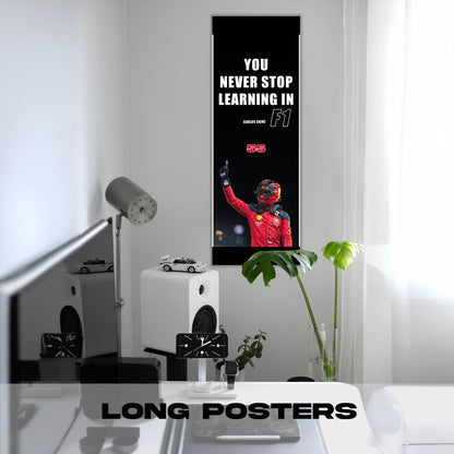 Carlos sainz - Long Poster