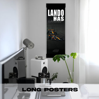 Lando Has Landed! - Long Poster