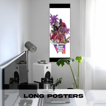 GTA 6 Game- Long Poster