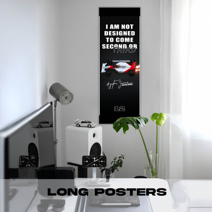 Ayrton Senna - Long Poster