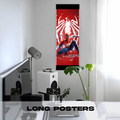 Spider Man Illustration - Long Poster