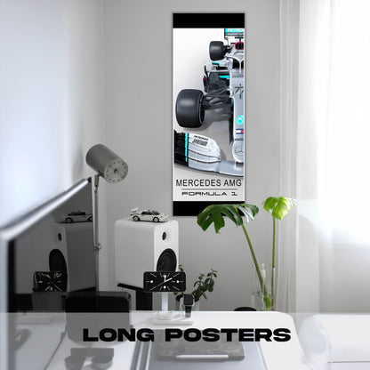 F1 Mercedez Petronas - Long Poster