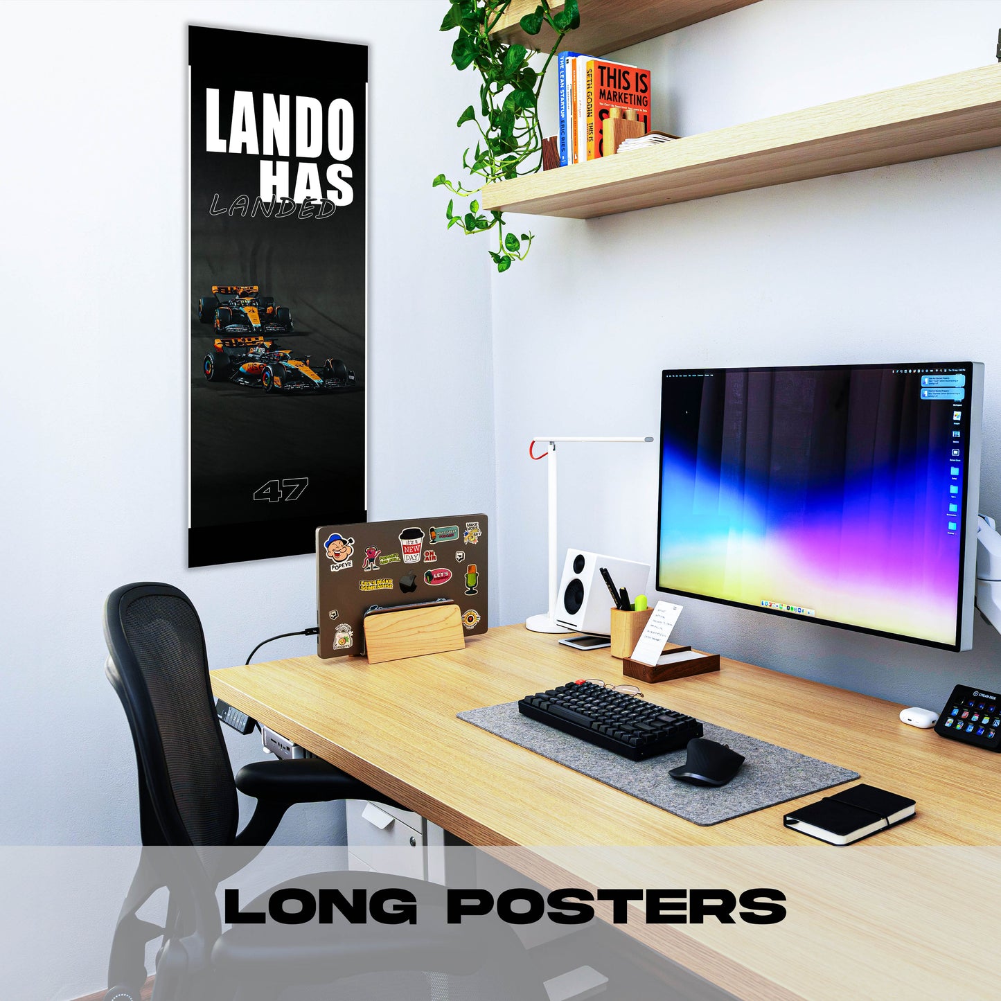 Lando Has Landed! - Long Poster