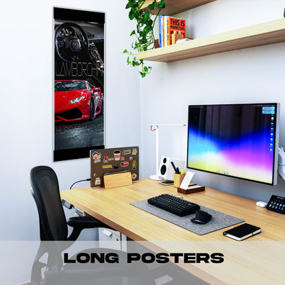 Lamborghini red - Long Poster