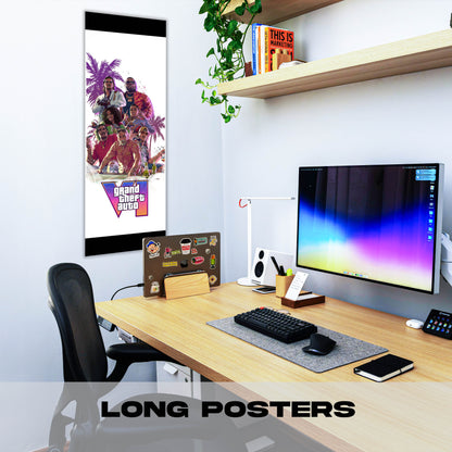 GTA 6 Game- Long Poster