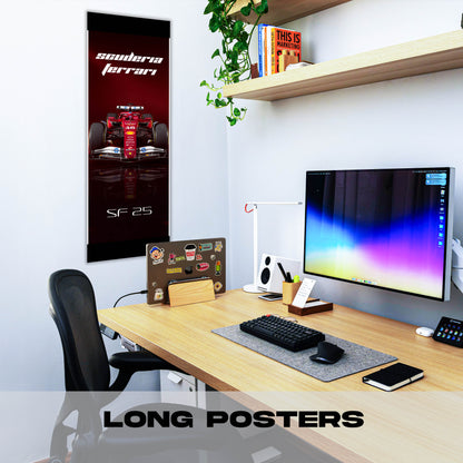 F1 Scuderia Ferrari SF25 - Long Poster