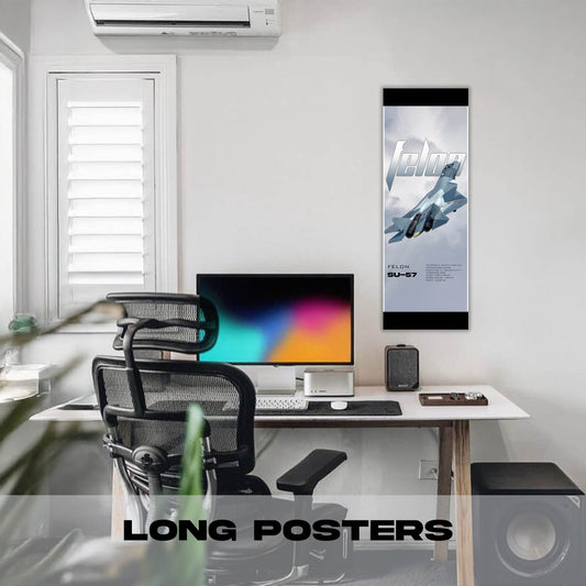 Fighter SU 57 Felon - Long Poster
