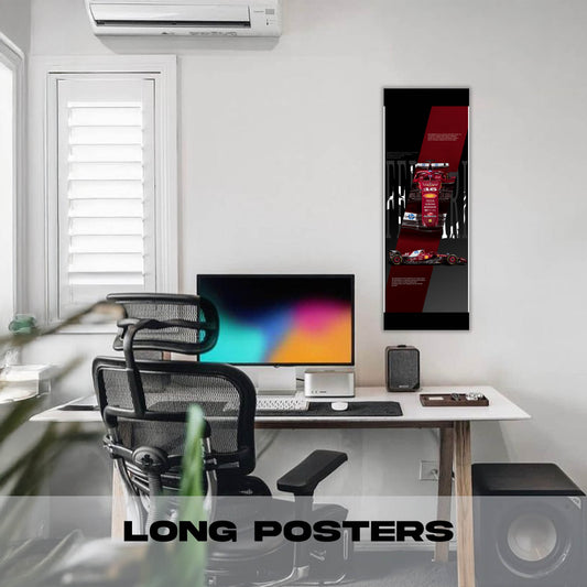 F1 Ferrari 25 Theme - Long Poster
