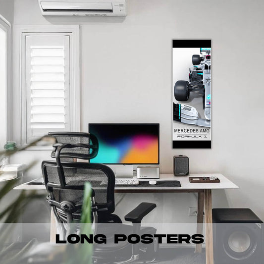 F1 Mercedez Petronas - Long Poster