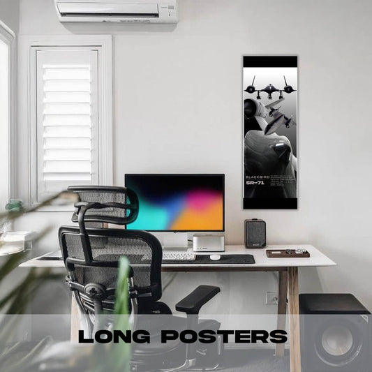 Fighter Jet SR71 - Long Poster
