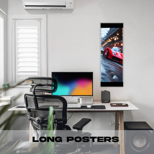 Ferrari 488 - Long Poster