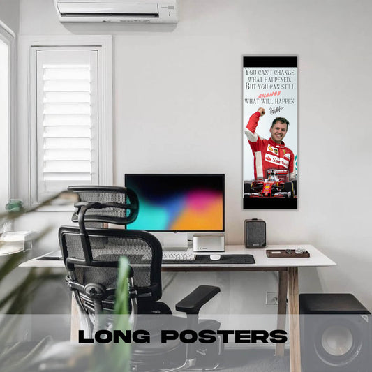 Sebastian Vettel - Long Poster