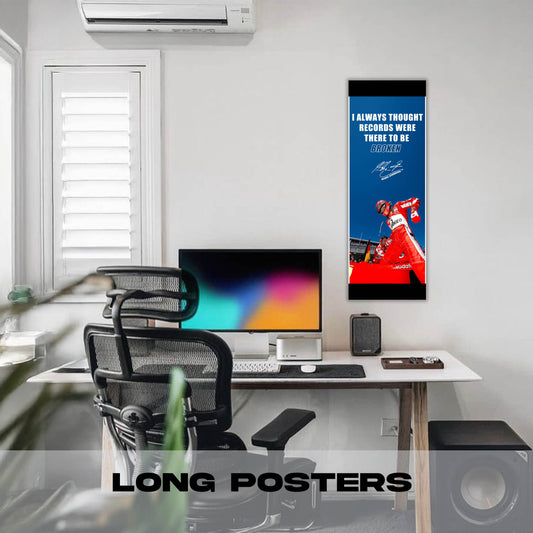 michael shumacher - Long Poster