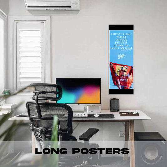 I dont Care Sebastian Vettel - Long Poster