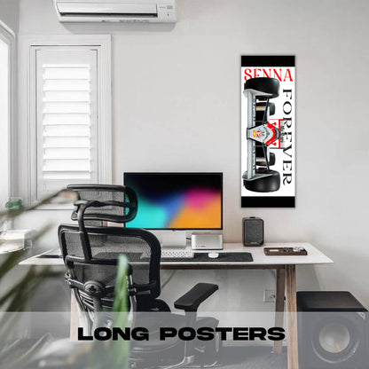 F1 Senna - Long Poster