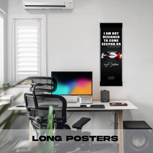 Ayrton Senna - Long Poster