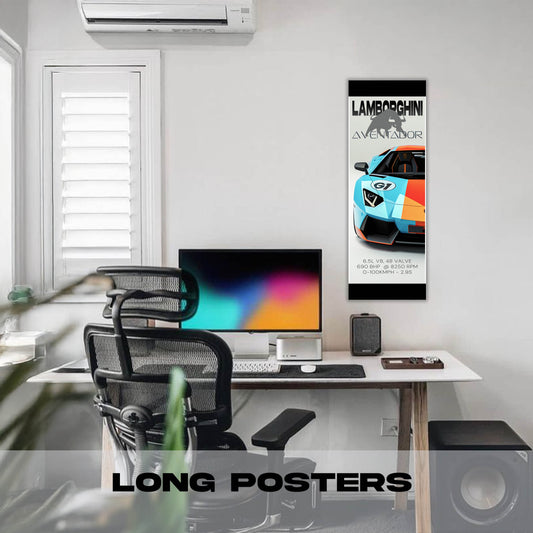 Lamborghini Gulf - Long Poster