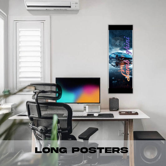 Lamborghini Grey - Long Poster