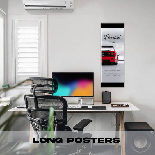 Ferrari F40 - Long Poster