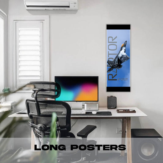 Fighter Jet F22 Raptor2 - Long Poster