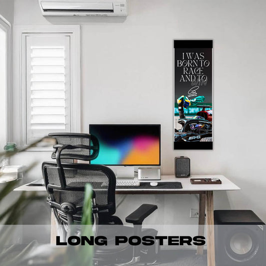 Lewis Hamilton Win - Long Poster