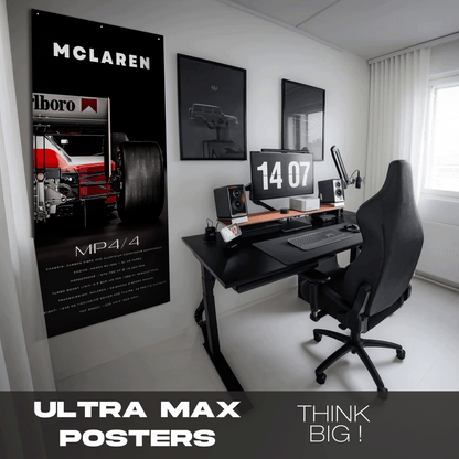 Mclaren Mp4-4 Back - Ultra Max Poster