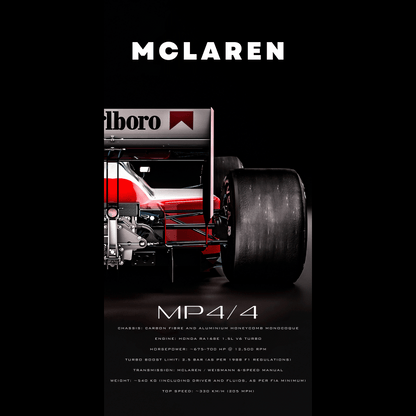 Mclaren Mp4-4 Back - Ultra Max Poster