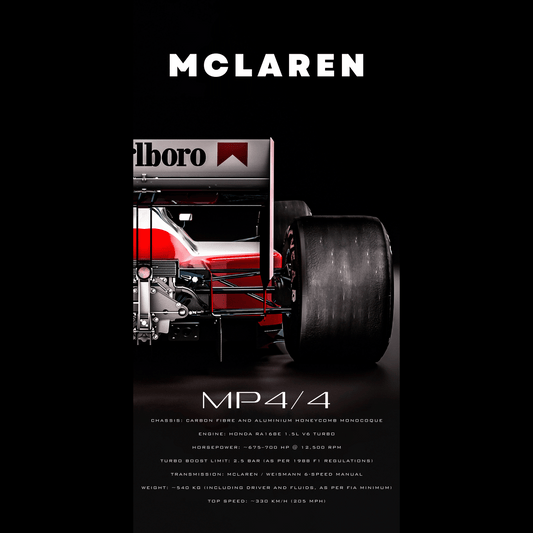 Mclaren Mp4-4 Back - Ultra Max Poster